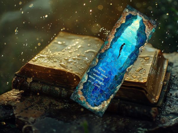 Bookmark ~ Dive into new Worlds ~ Kintsugi - Image 3