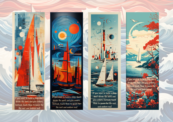 Bookmark ~ Yearn for the vast and endless sea ~ 19560's