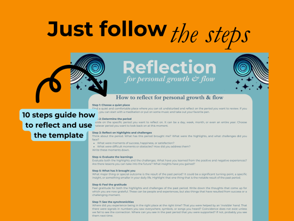 Reflection Template - Image 2